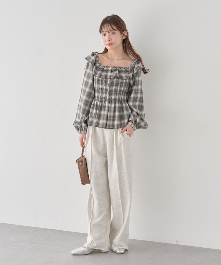 earth music&ecology「センターシームタックスウェットパンツ」|その他|