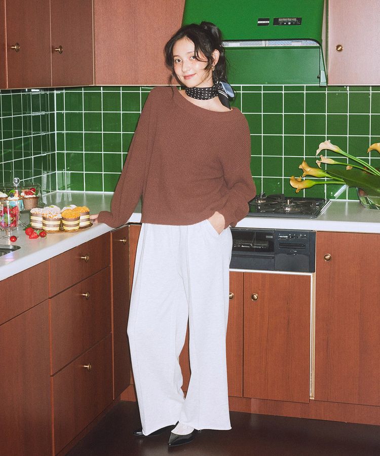 earth music&ecology「センターシームタックスウェットパンツ」|その他|