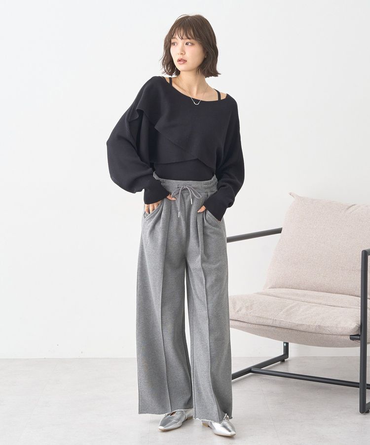 earth music&ecology「センターシームタックスウェットパンツ」|その他|