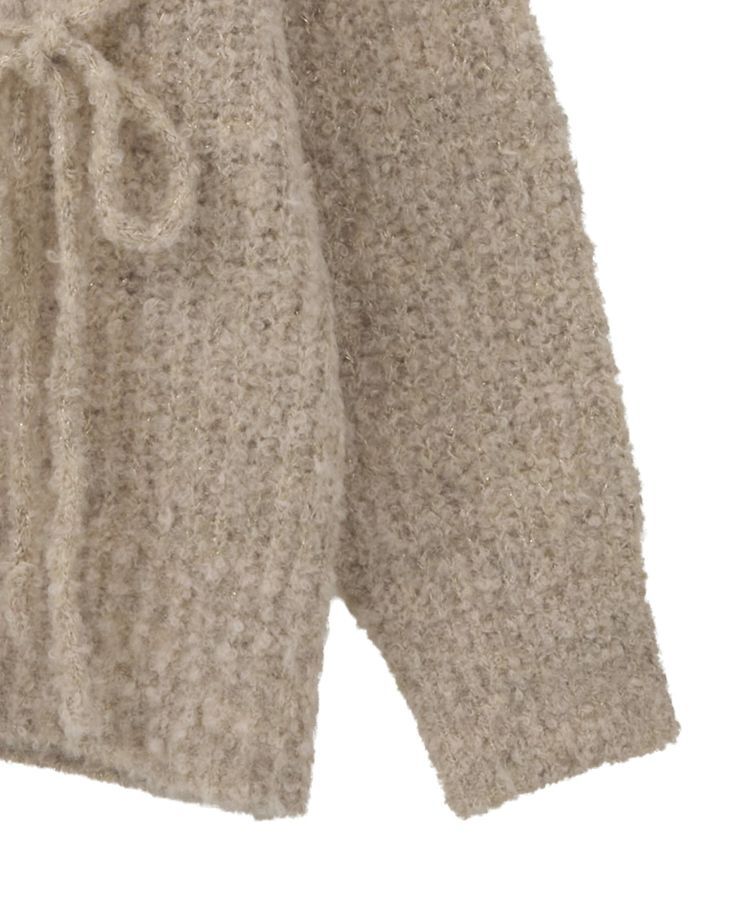 earth music&ecology「MIXカラーブークレカーディガン」|カーディガン|