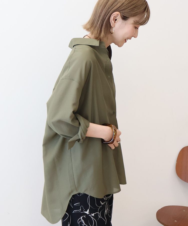 AMERICAN HOLIC「シアーボイルオーバーシルエットシャツ」|シャツ・ブラウス|