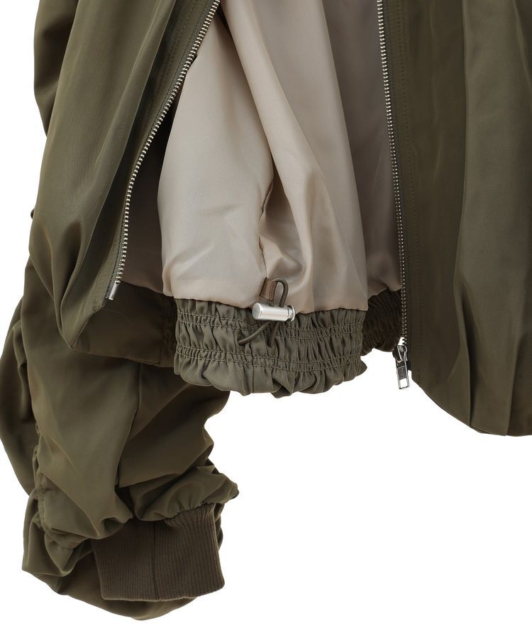 Green Parks「・SUGAR SPOON ボリュームギャザーMA-1」|ブルゾン・スタジャン|