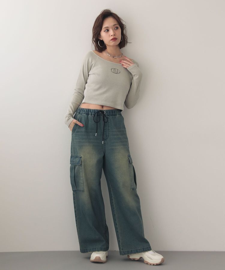 Green Parks「EGOISTピグメントリブプルオーバー」|Tシャツ・カットソー|