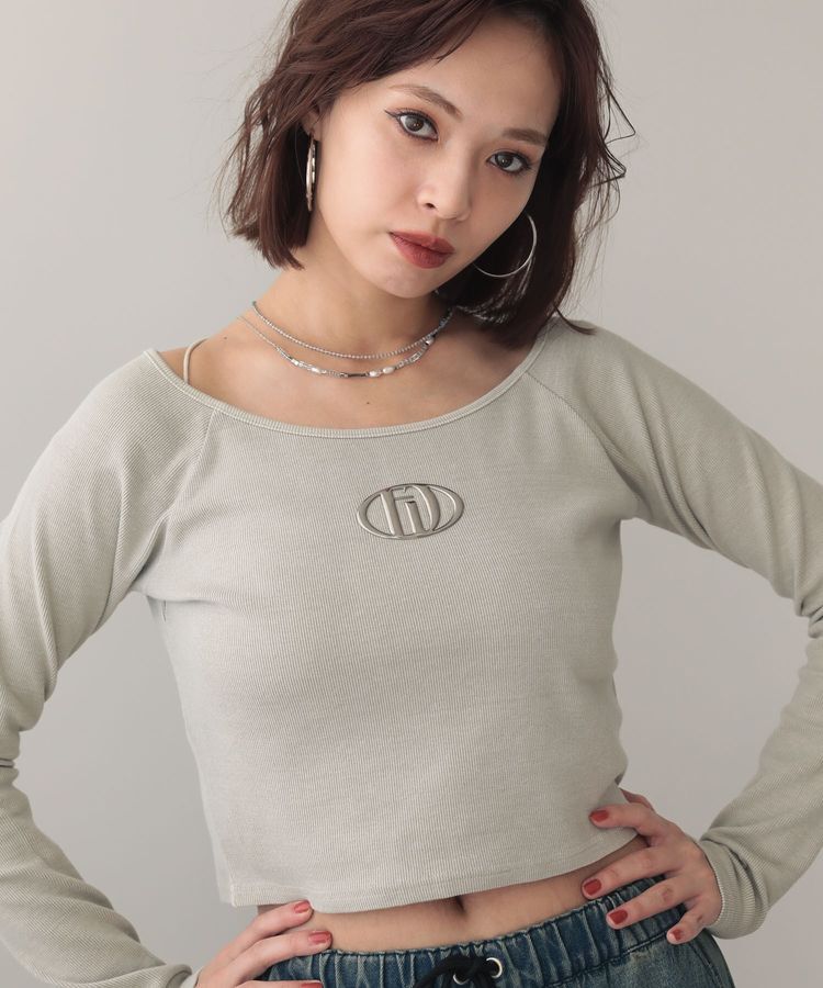 Green Parks「EGOISTピグメントリブプルオーバー」|Tシャツ・カットソー|