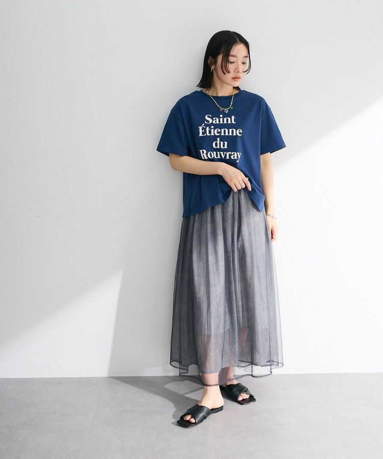 Green Parks「多段フェミニンロゴボックスTシャツ」|Tシャツ・カットソー|