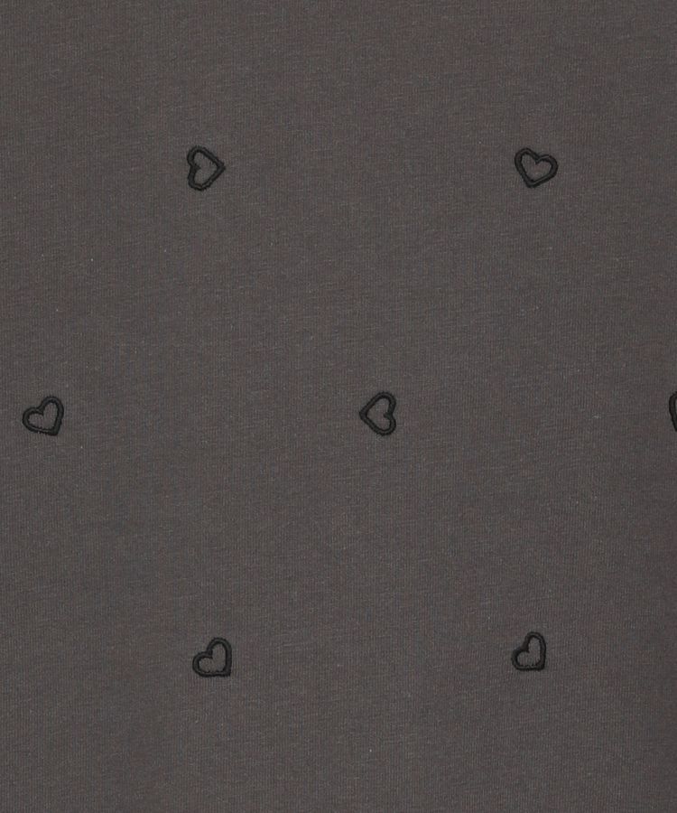 Green Parks「・DOUBLE FLAGS ハート総柄刺繍TEE」|Tシャツ・カットソー|