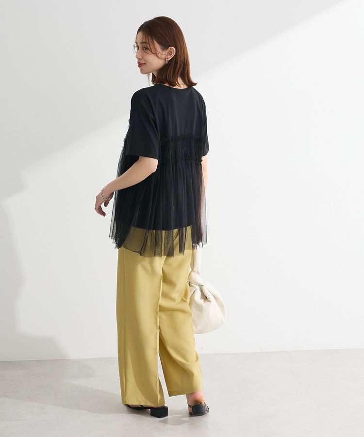 Green Parks「・ELENCARE DUE チュールドッキングTEE」|Tシャツ・カットソー|