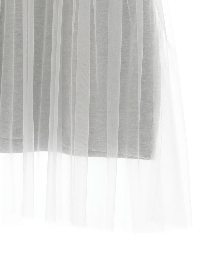 Green Parks「・ELENCARE DUE チュールドッキングTEE」|Tシャツ・カットソー|