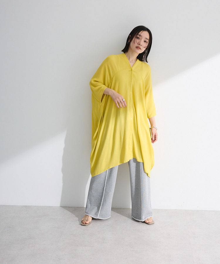 Green Parks「レーヨンクレープチュニック」|チュニック|