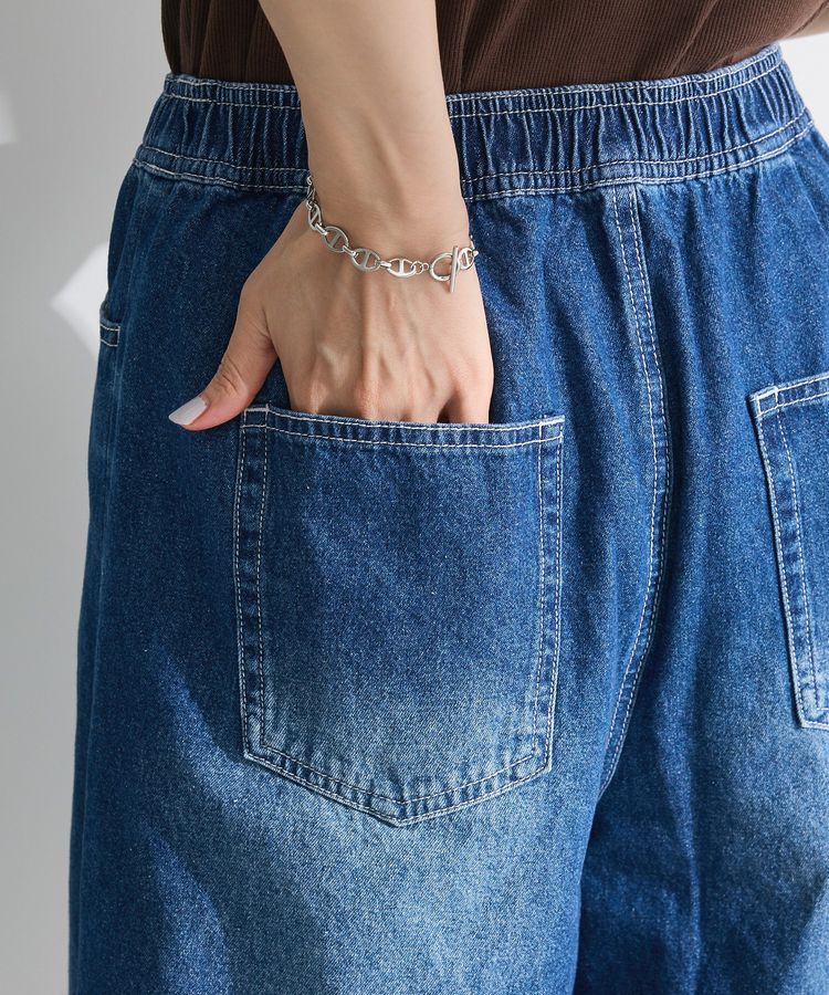 Green Parks「・DOUBLE FLAGS ワイドデニムハーフパンツ」|その他|