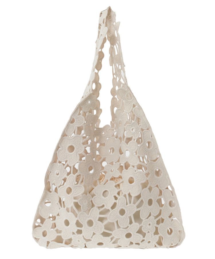 Green Parks「・cache cache フラワーレーストートバッグ」|トートバッグ|