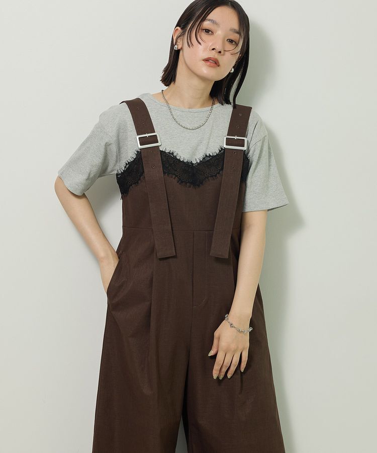 Green Parks「・Petit Fleur リブオーバーサイズTEE」|Tシャツ・カットソー|