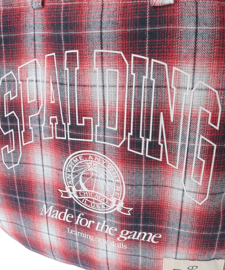 Green Parks「SPALDING別注 ネルチェックバッグ」|トートバッグ|