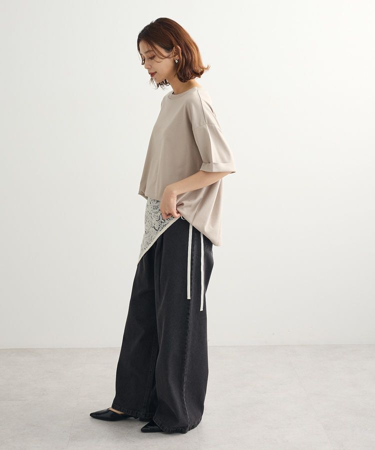 Green Parks「・SUGAR SPOON デニムワイドパンツ」|デニム|