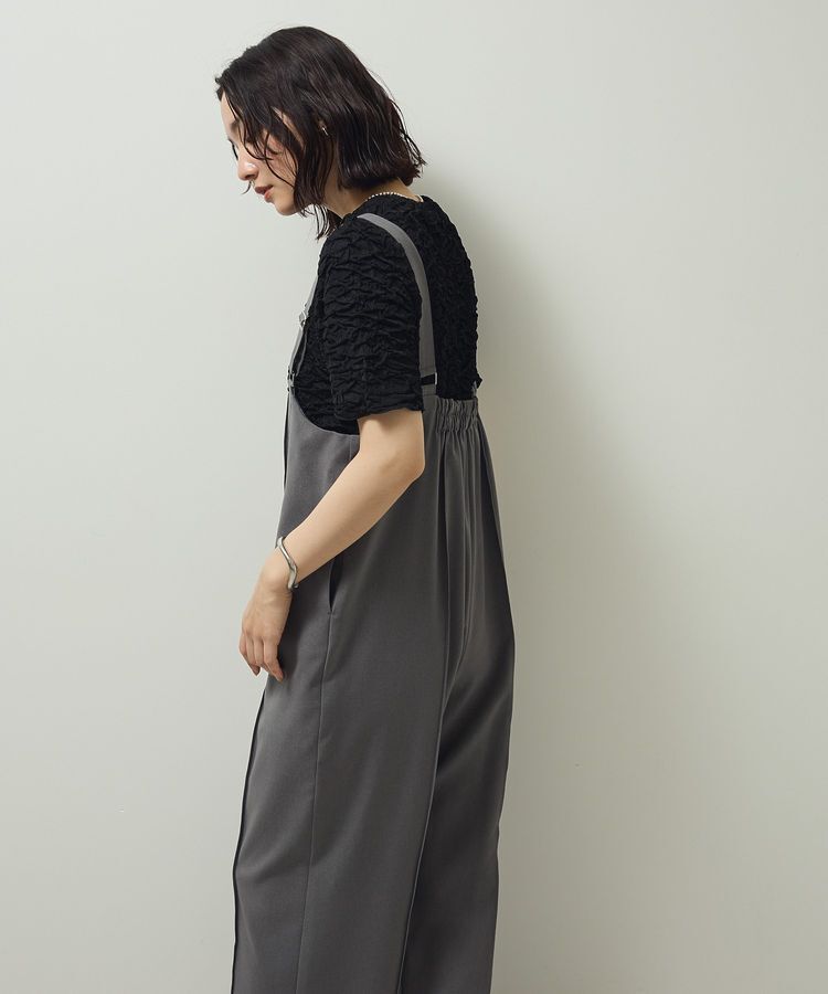 Green Parks「ピンタックサロペット」|オールインワン|