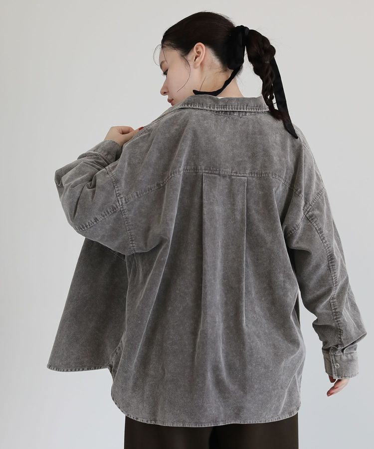 Green Parks「・ELENCARE DUE ケミカルコーデュロイシャツ」|シャツ・ブラウス|