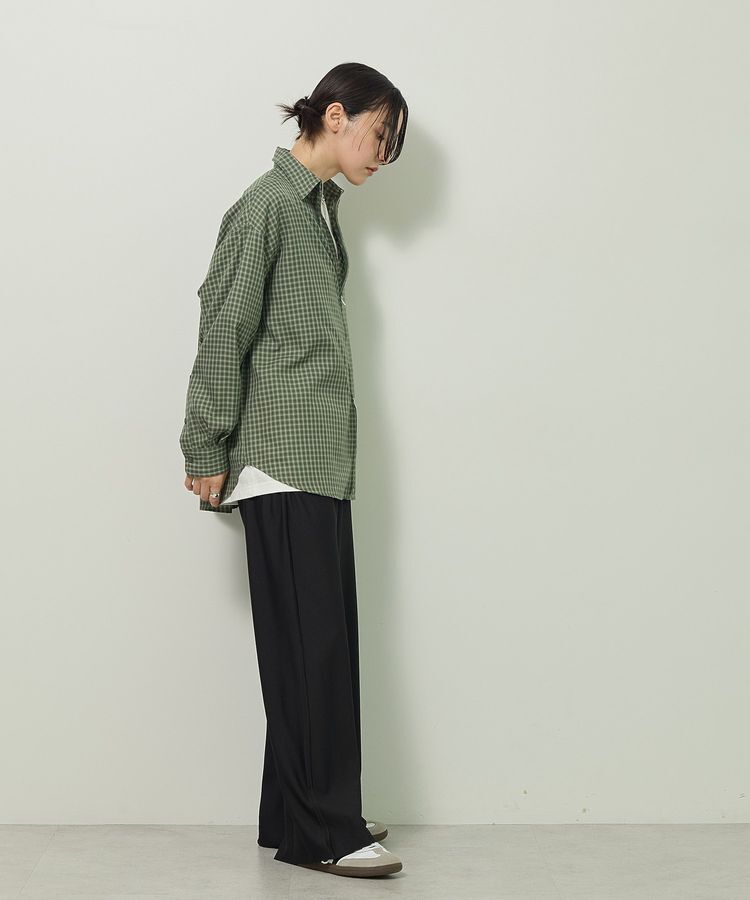 Green Parks「イージーケアアソートZIPシャツ」|シャツ・ブラウス|