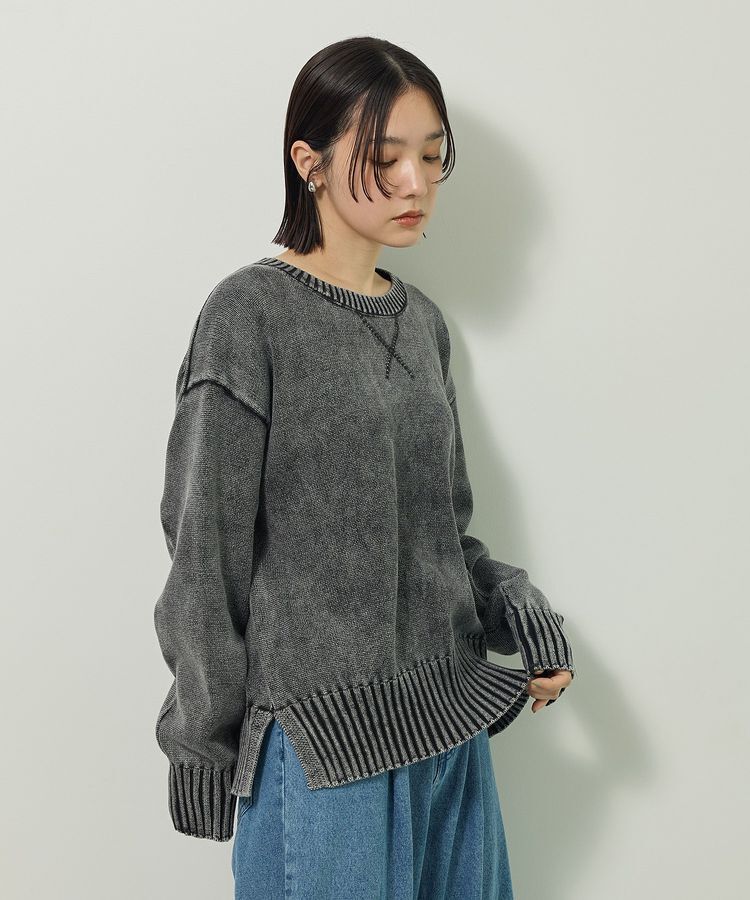 Green Parks「ピグメントニットプルオーバー」|ニット・セーター|