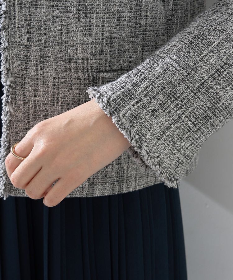 YECCA VECCA「ツイードジャケット(1)」|テーラードジャケット|