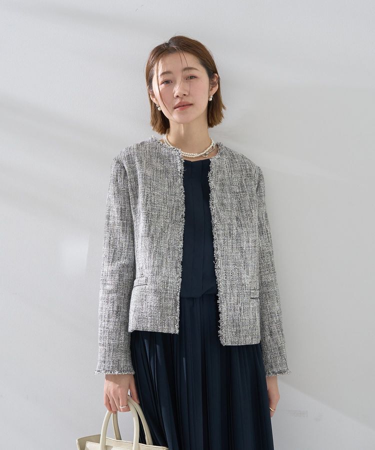 YECCA VECCA「ツイードジャケット(1)」|テーラードジャケット|