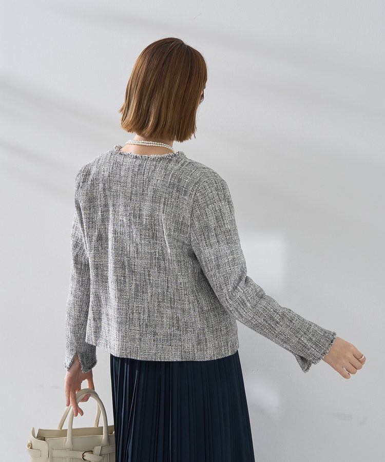 YECCA VECCA「ツイードジャケット(1)」|テーラードジャケット|