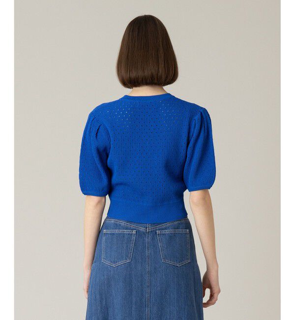 LOULOU WILLOUGHBY「【LOULOU WILLOUGHBY】アイレットポインテールカーディガン」|カーディガン|