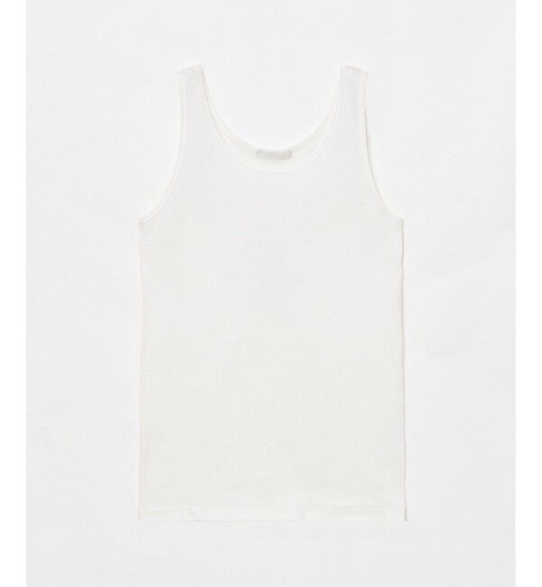 allureville「テレコタンクプルオーバー」|タンクトップ|オフホワイト