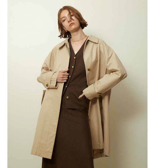 allureville「フードライナーステンコート」|ダッフルコート|