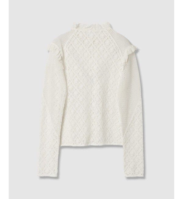 LOULOU WILLOUGHBY「【LOULOU WILLOUGHBY】レースコンビプルオーバー」|Tシャツ・カットソー|