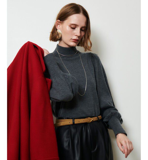 allureville「パフタートルプルオーバー」|ニット・セーター|