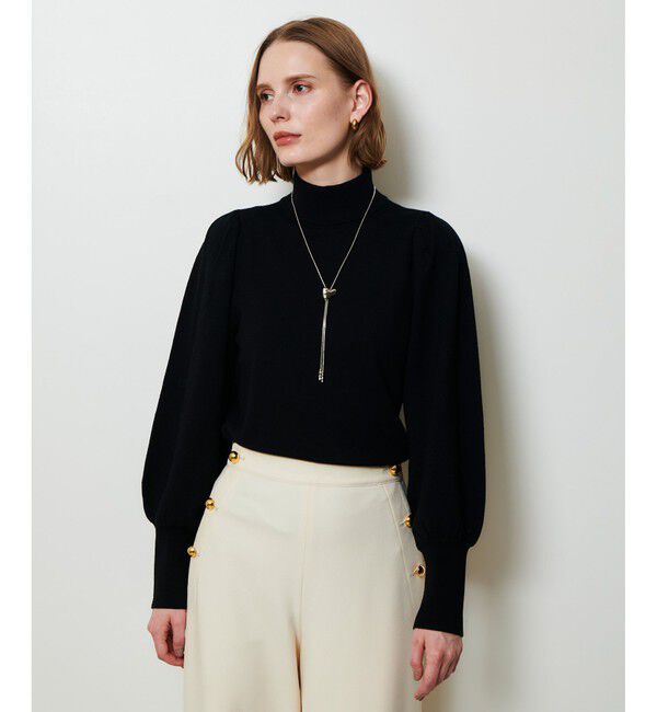 allureville「パフタートルプルオーバー」|ニット・セーター|