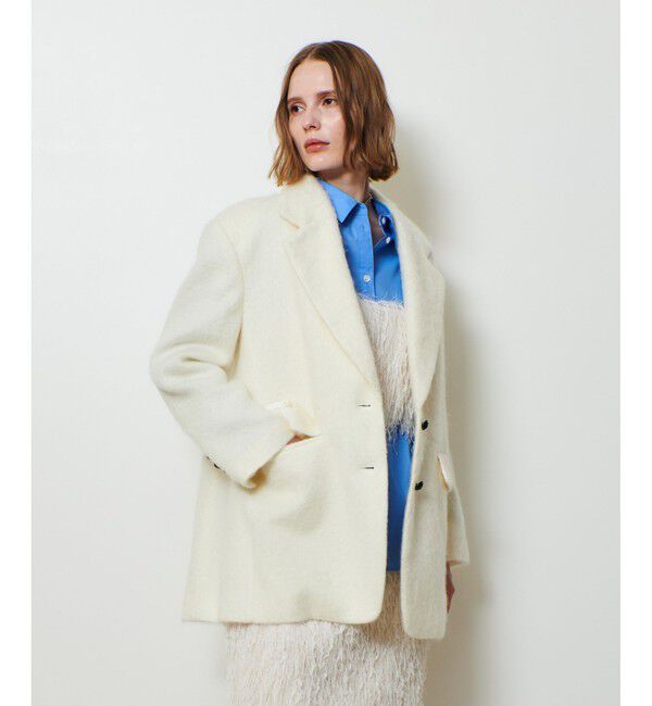 allureville「シャギーハーフコート」|ダッフルコート|