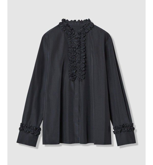 LOULOU WILLOUGHBY「【LOULOU WILLOUGHBY】テクニカルギャザーブラウス」|シャツ・ブラウス|