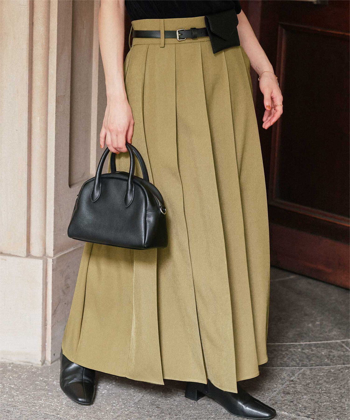 titivate「サイドスリットプリーツスカート」|スカート|