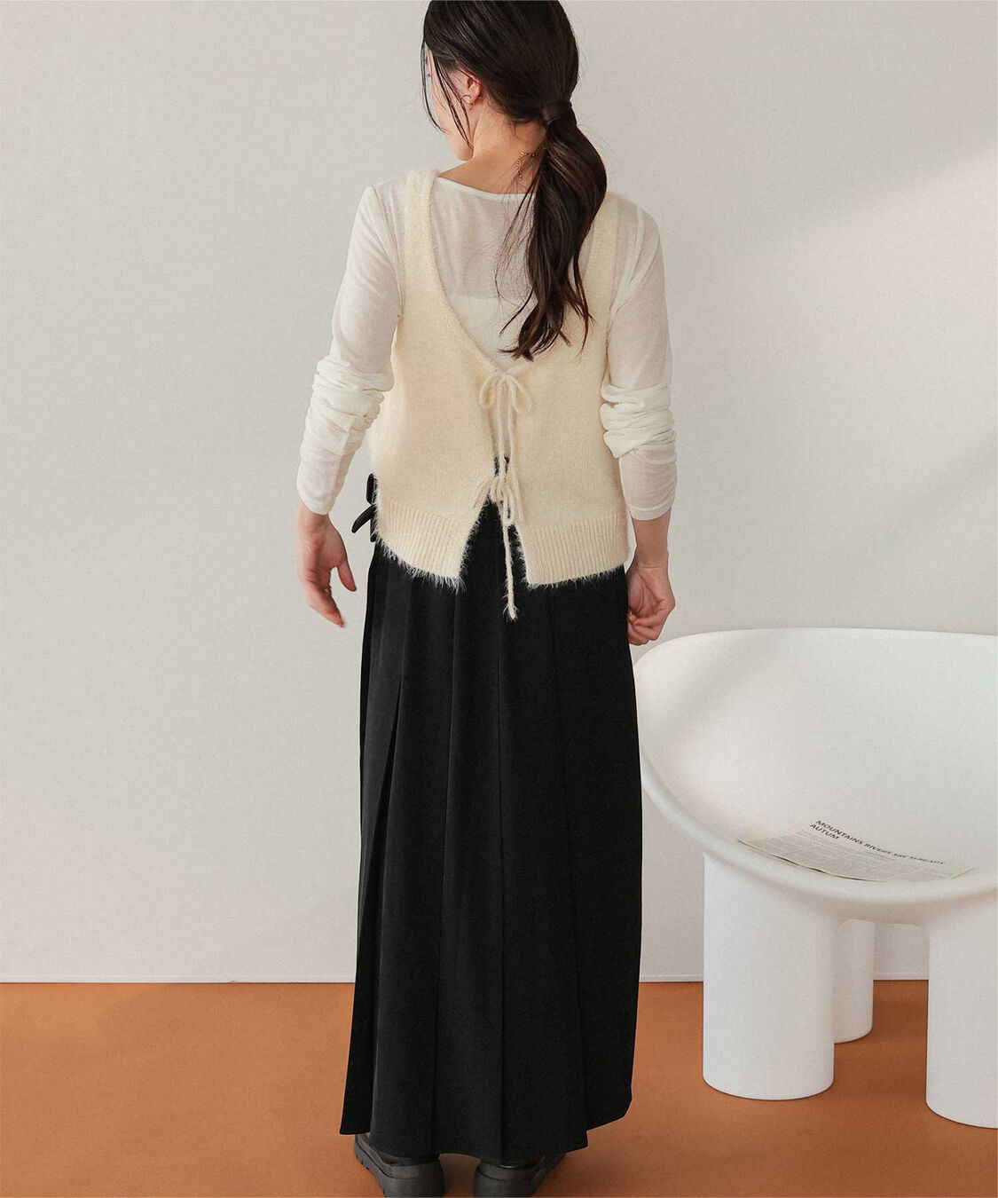 titivate「サイドスリットプリーツスカート」|スカート|