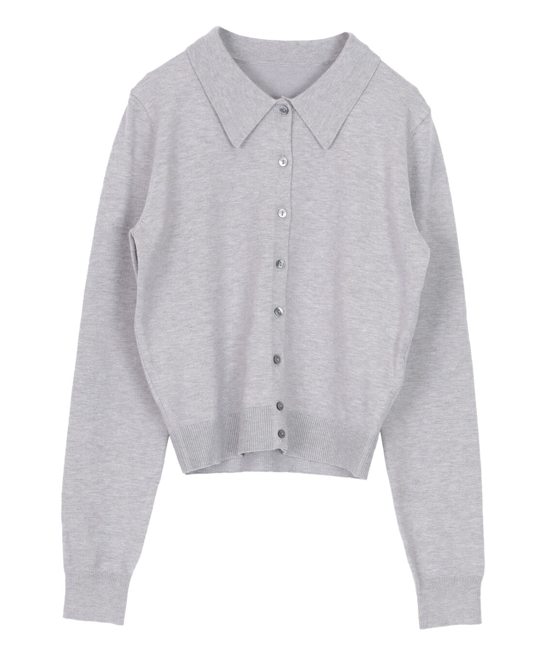 titivate「ポロ襟ニットカーディガン/トップス」|ニット・セーター|