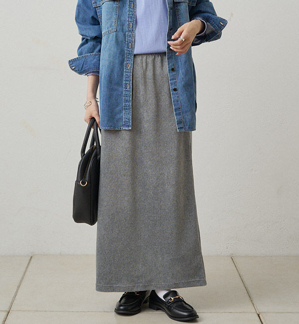  「【サイズ展開/＠yns628＆＠e_r_i_125企画】ストレッチコールスカート」|スカート|