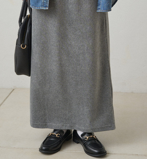  「【サイズ展開/＠yns628＆＠e_r_i_125企画】ストレッチコールスカート」|スカート|