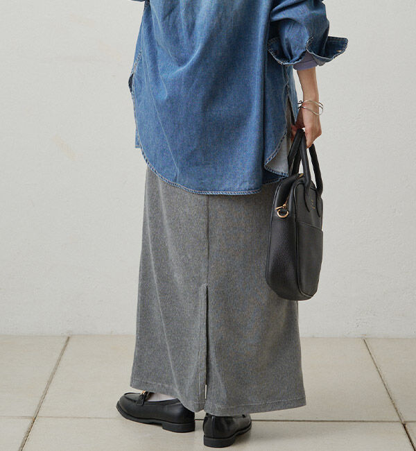  「【サイズ展開/＠yns628＆＠e_r_i_125企画】ストレッチコールスカート」|スカート|