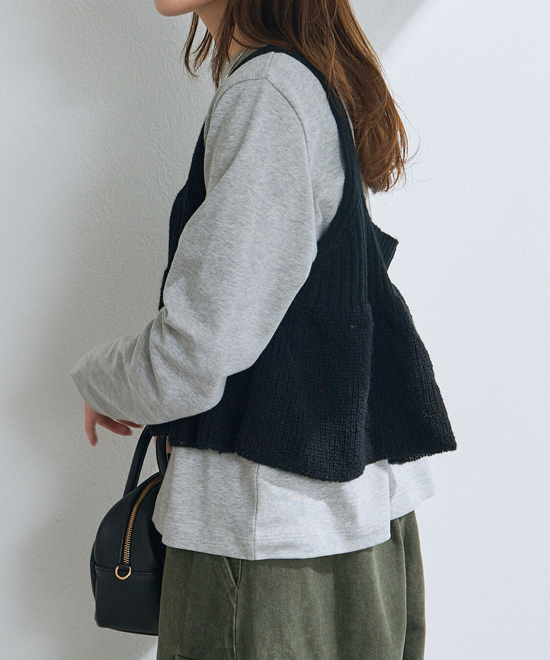  「【25AW新色展開/リバイバル】ニットフレアビスチェ」|ニット・セーター|