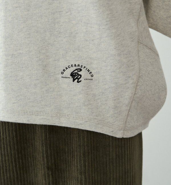  「サイドリブスウェットプルオーバー」|プルオーバー|