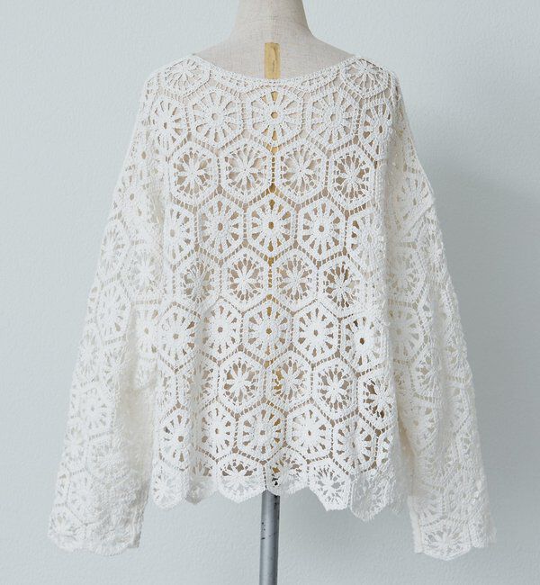  「【リバイバル】カギ針編み風2WAYカーディガン」|カーディガン|