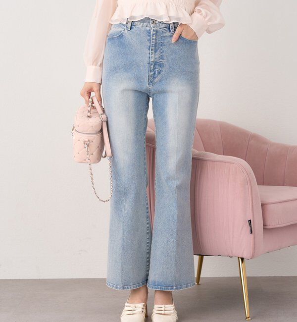  「【WEB限定】ストレッチ美脚デニムパンツ」|その他|