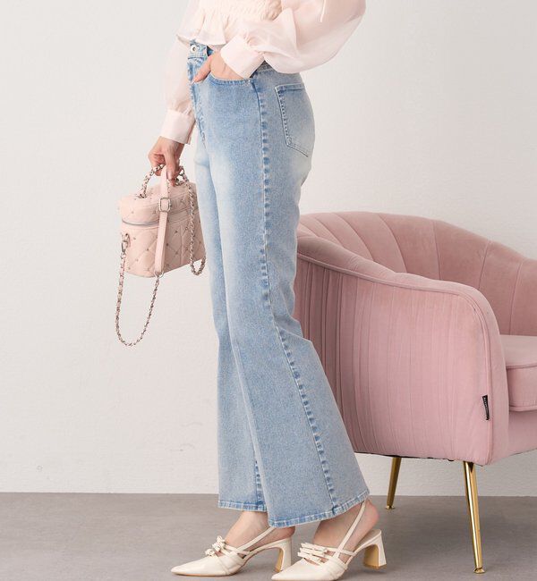  「【WEB限定】ストレッチ美脚デニムパンツ」|その他|