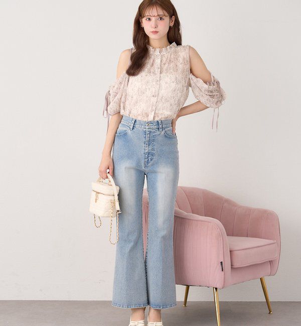  「【WEB限定】ストレッチ美脚デニムパンツ」|その他|