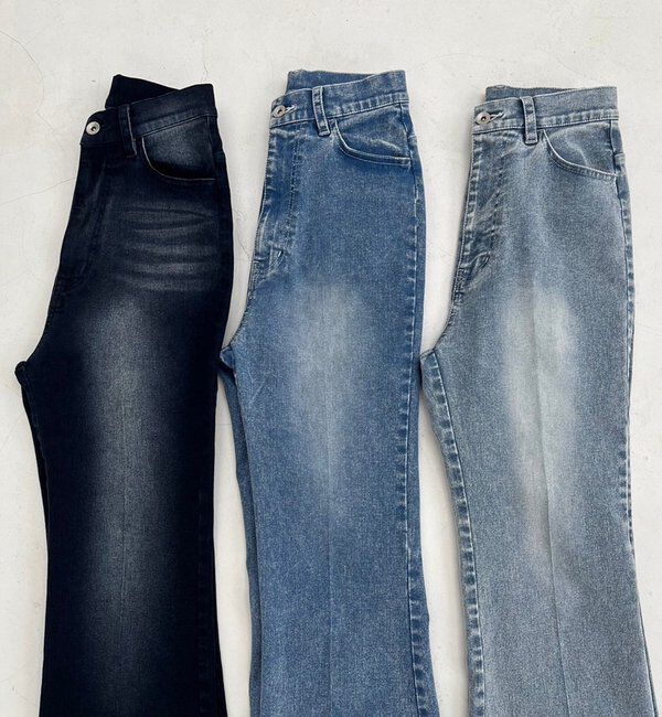  「【WEB限定】ストレッチ美脚デニムパンツ」|その他|