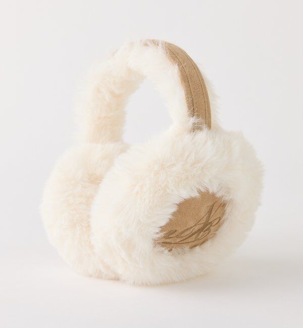  「刺繍入りフェイクムートンイヤーマフ」|その他|