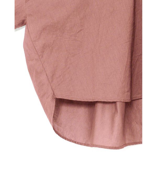 mizuiro ind「mizuiro ind バックギャザーワイドシャツ」|シャツ・ブラウス|