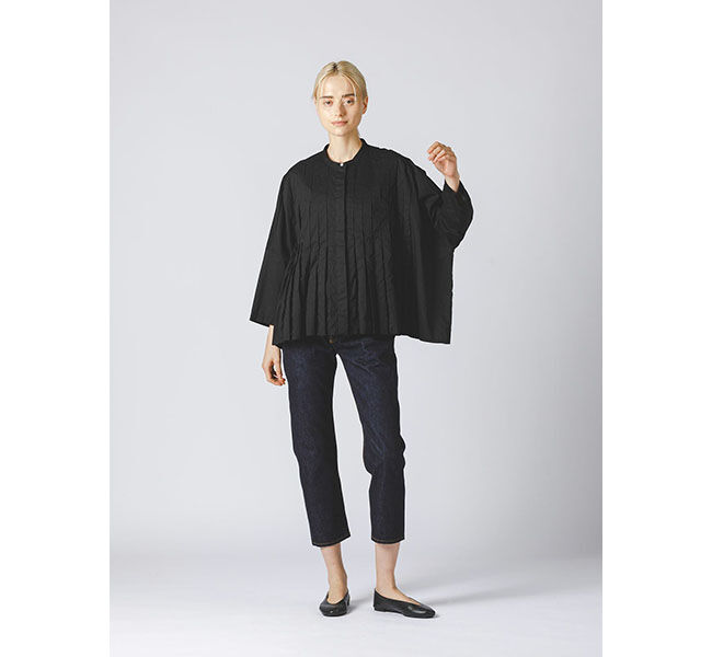 mizuiro ind「mizuiro ind 8分丈デニム」|デニム|