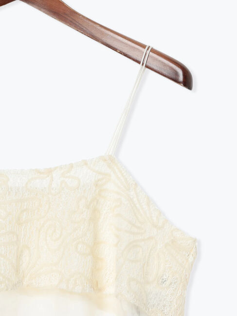 Te chichi「【Atelier Sucre】コードメッシュレースキャミブラウス《2025spring catalog item》」|シャツ・ブラウス|